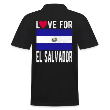 El Salvador Souvenir - Polo Homme - noir - Dos - Kai (181cm)