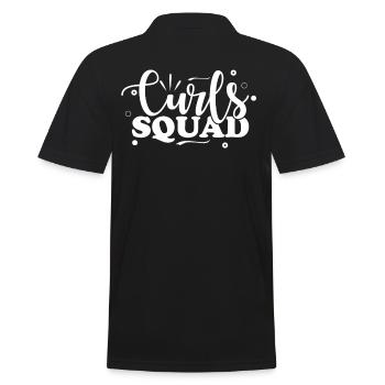 Curls Squad Curly Harre Group - Polo Homme - noir - Dos - Kai (181cm)