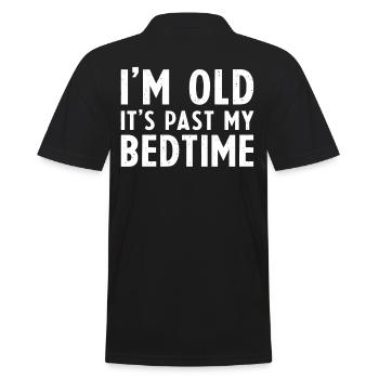 Coucher Lit Sommeil Dire - Polo Homme - noir - Dos - Kai (181cm)