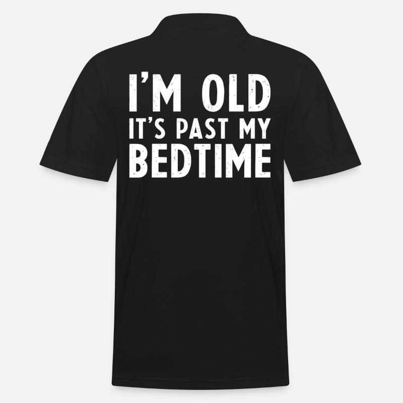 Coucher Lit Sommeil Dire - Polo Homme - noir