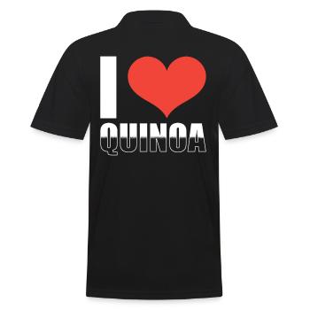 Dicton du quinoa - Polo Homme - noir - Dos - Kai (181cm)