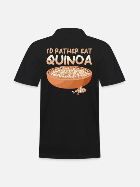 Dicton du quinoa - Polo Homme - noir