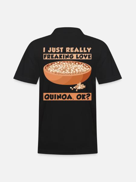 Dicton du quinoa - Polo Homme - noir