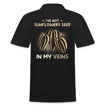 Tournesol - Polo Homme - noir - Dos - Kai (181cm)
