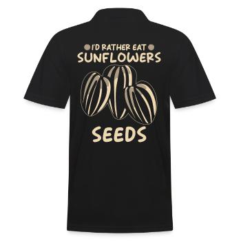 Tournesol - Polo Homme - noir - Dos - Kai (181cm)