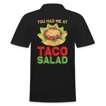 Salade de tacos - Polo Homme - noir - Dos - Kai (181cm)