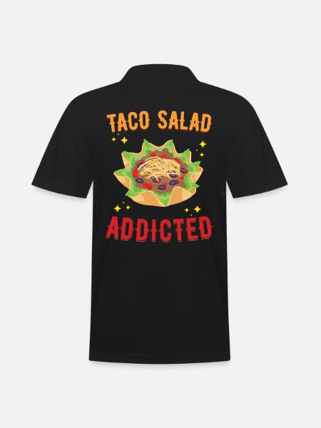 Taco Salad - Men's Polo Shirt - black
