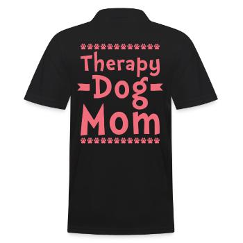 Thérapie chien maman - Polo Homme - noir - Dos - Kai (181cm)