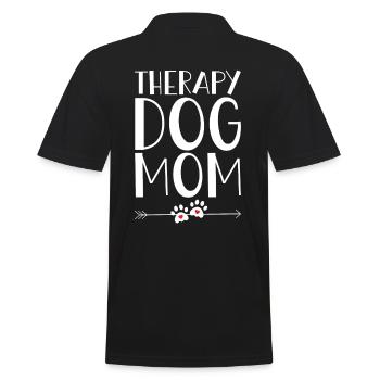 Thérapie chien maman - Polo Homme - noir - Dos - Kai (181cm)