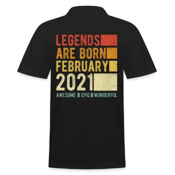Anniversaire février 2021 - Polo Homme - noir - Dos - Kai (181cm)