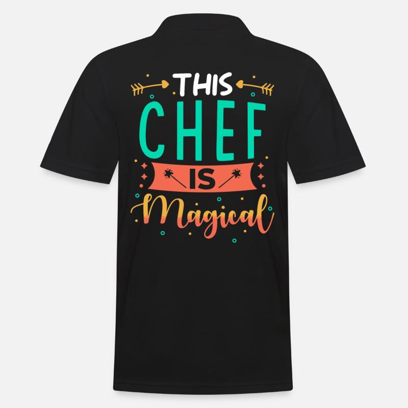 Chefin Geschenk - Männer Poloshirt - Schwarz