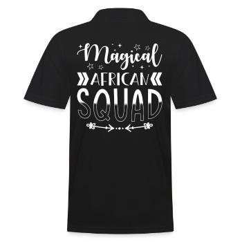 Groupe Afrique Troupe Africaine Magique - Polo Homme - noir - Dos - Kai (181cm)