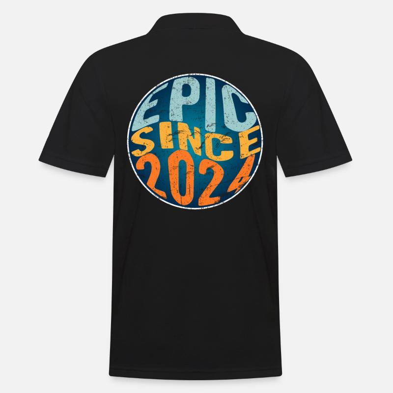 Episch Seit 2024 - Männer Poloshirt - Schwarz