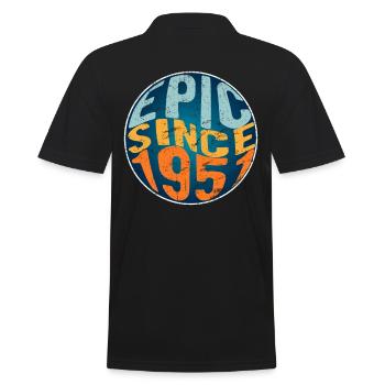 Episch Seit 1951 - Männer Poloshirt - Schwarz - Hinten - Kai (181cm)