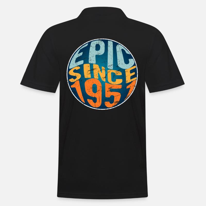 Episch Seit 1951 - Männer Poloshirt - Schwarz