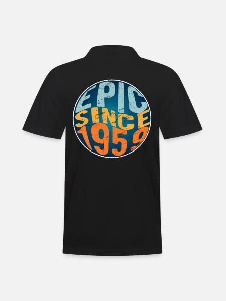 Epic since 1959 - Men's Polo Shirt - black