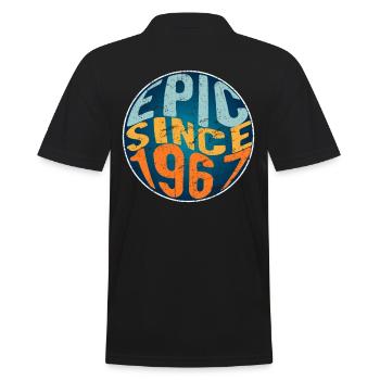 Episch Seit 1967 - Männer Poloshirt - Schwarz - Hinten - Kai (181cm)