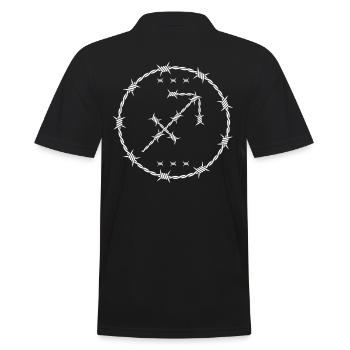 Signe du zodiaque du Sagittaire - Polo Homme - noir - Dos - Kai (181cm)