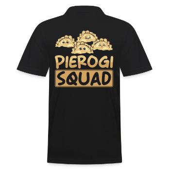 Pierogi dumplings - Men's Polo Shirt - black - Back - Kai (181cm)