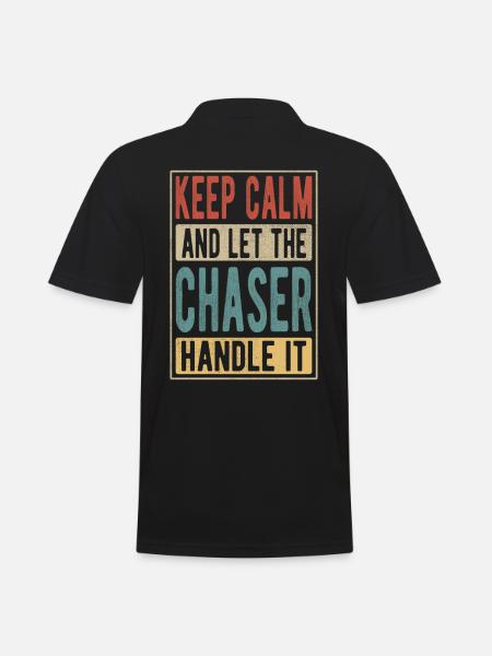 Chaser Retro Gift - Men's Polo Shirt - black