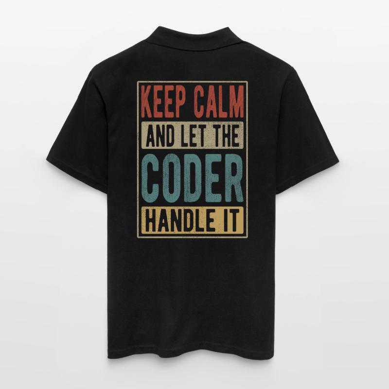 Coder Retro Gift Men's Polo Shirt