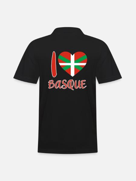 Basque Country Basque Flag - Men's Polo Shirt - black