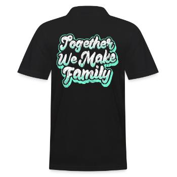 Famille Dire Inspiration - Polo Homme - noir - Dos - Kai (181cm)