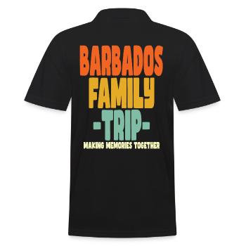 Vacances en famille à la Barbade - Polo Homme - noir - Dos - Kai (181cm)