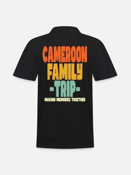 Cameroon Family Trip Holidays - Men's Polo Shirt - black