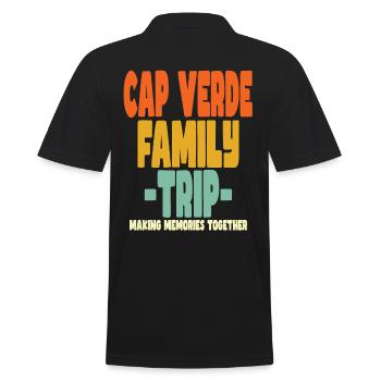 Vacances en famille Cap Vert - Polo Homme - noir - Dos - Kai (181cm)
