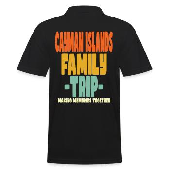 Vacances en famille aux îles Caïmans - Polo Homme - noir - Dos - Kai (181cm)