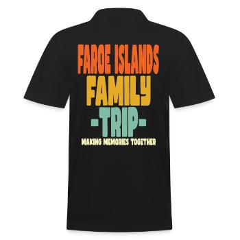 Vacances en famille aux îles Féroé - Polo Homme - noir - Dos - Kai (181cm)