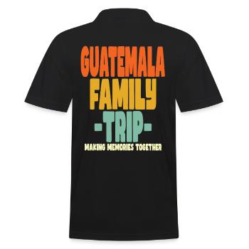 Vacances en famille au Guatemala - Polo Homme - noir - Dos - Kai (181cm)