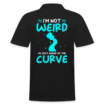 Horoscope astrologique du signe du zodiaque du Verseau - Polo Homme - noir - Dos - Kai (181cm)