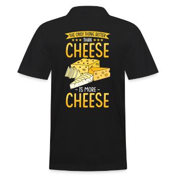 Cadeau au fromage - Polo Homme - noir - Dos - Kai (181cm)