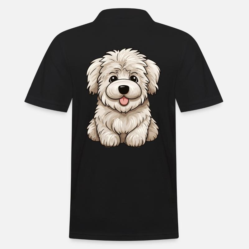 Cane Maremmano Abruzzese Kawaii Maremma - Polo da uomo - nero