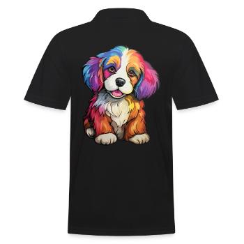 Puppy Dog Arc-en-ciel - Polo Homme - noir - Dos - Kai (181cm)