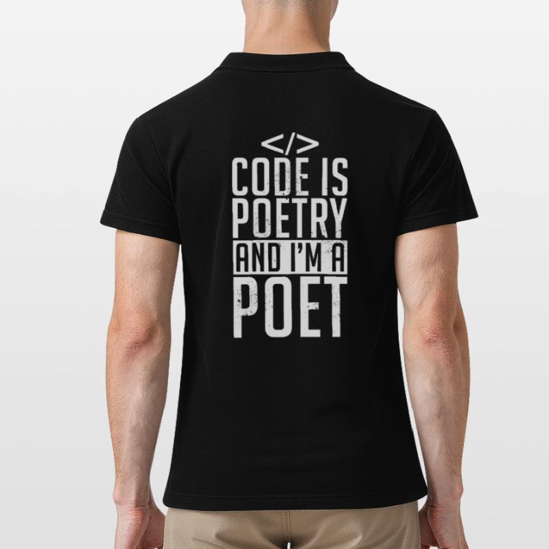 Code Codeur Programmeur Développeur Codeur Polo Homme