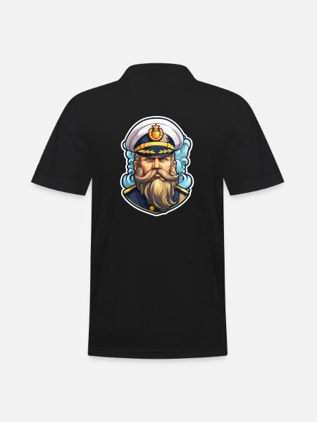 Sailor Old Man - Polo Homme - noir