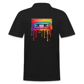 Cassette - Polo Homme - noir - Dos - Kai (181cm)