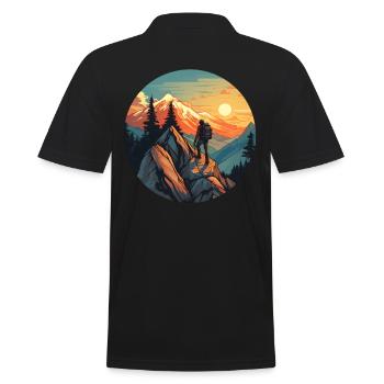 Alpinisme - Polo Homme - noir - Dos - Kai (181cm)