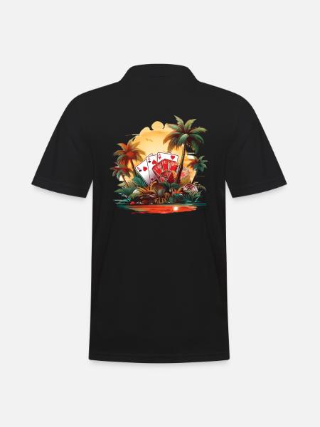 Casino - Men's Polo Shirt - black