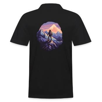 Alpinisme - Polo Homme - noir - Dos - Kai (181cm)