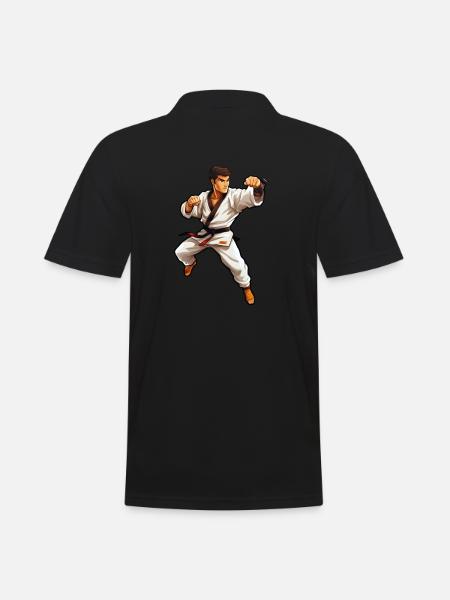 Karate Fighter - Men's Polo Shirt - black