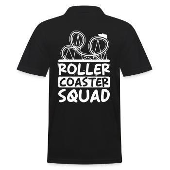 Groupe de parc d’attractions Rollercoaster Squad - Polo Homme - noir - Dos - Kai (181cm)