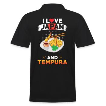 Tempura Japon Cuisine japonaise - Polo Homme - noir - Dos - Kai (181cm)