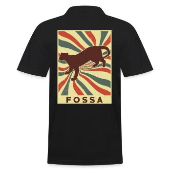 Fossa Rétro Vintage - Polo Homme - noir - Dos - Kai (181cm)