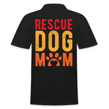 Sauveteur d’animaux Chien Sauvetage d’animaux Bien-être animal Chien - Polo Homme - noir - Dos - Kai (181cm)