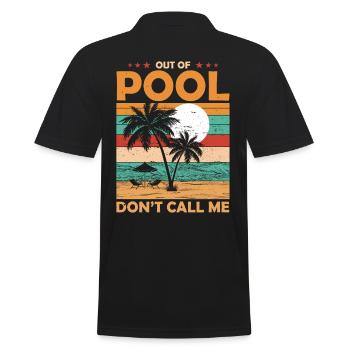 Sauveteurs, sauveteurs, pensions - Polo Homme - noir - Dos - Kai (181cm)