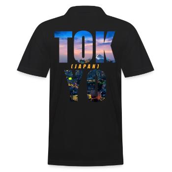 Tokyo Japon Souvenir - Polo Homme - noir - Dos - Kai (181cm)